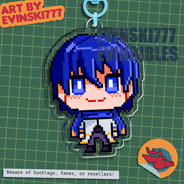 Vocaloid - Kaito Acrylic Keychains
