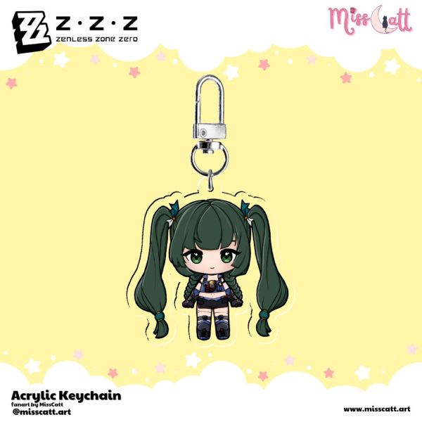 Zenless Zone Zero | QingYi | MissCatt Acrylic Keychains