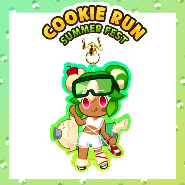 [CROS] Melon Soda Cookie Ripple Keychain