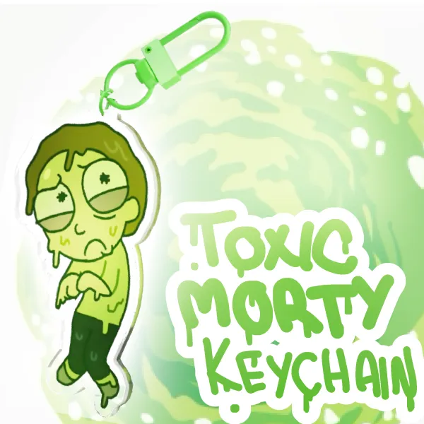TOXIC MORTY keychain