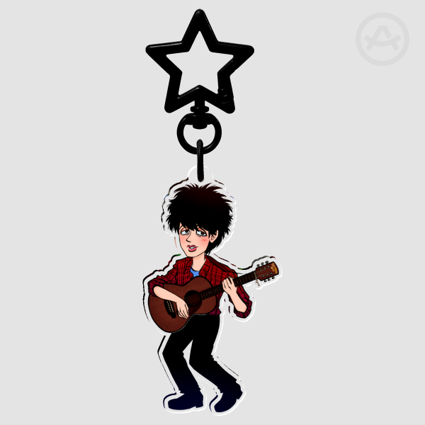 8 Beat Gag Ian McCulloch Keychain