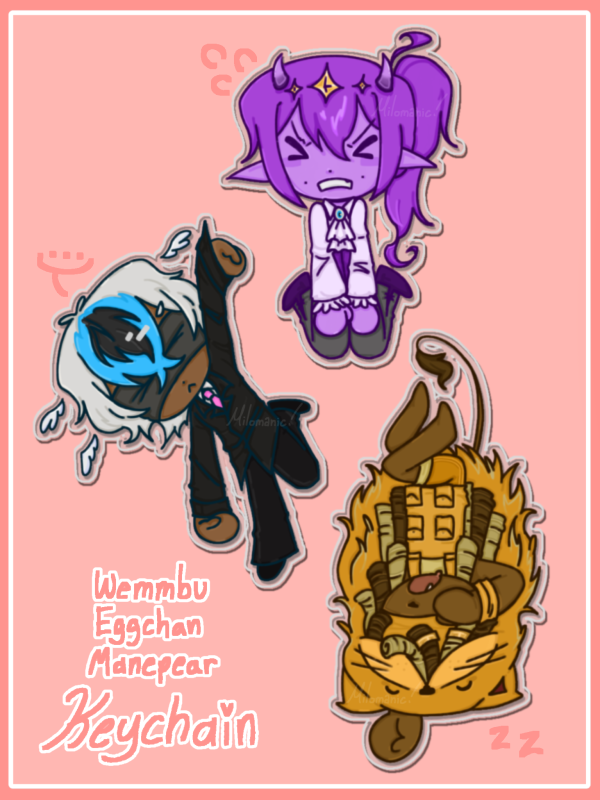 UU!WEM Trio Connection Keychains