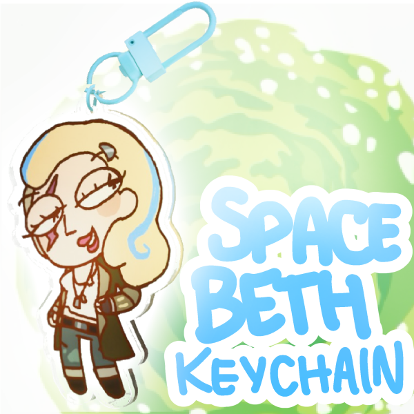 SPACE BETH keychain