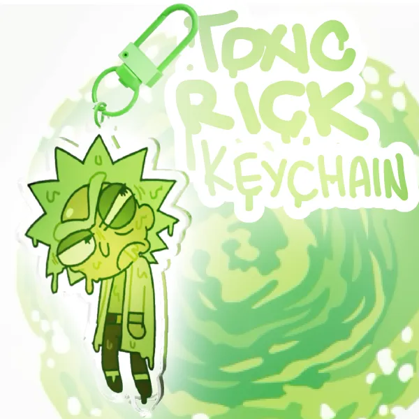 TOXIC RICK keychain