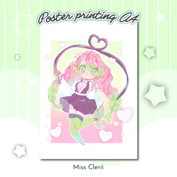 Kanroji Mitsuri -  Poster Printing A4