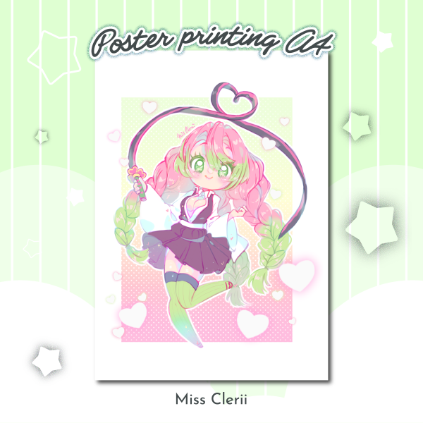 Kanroji Mitsuri -  Poster Printing A4