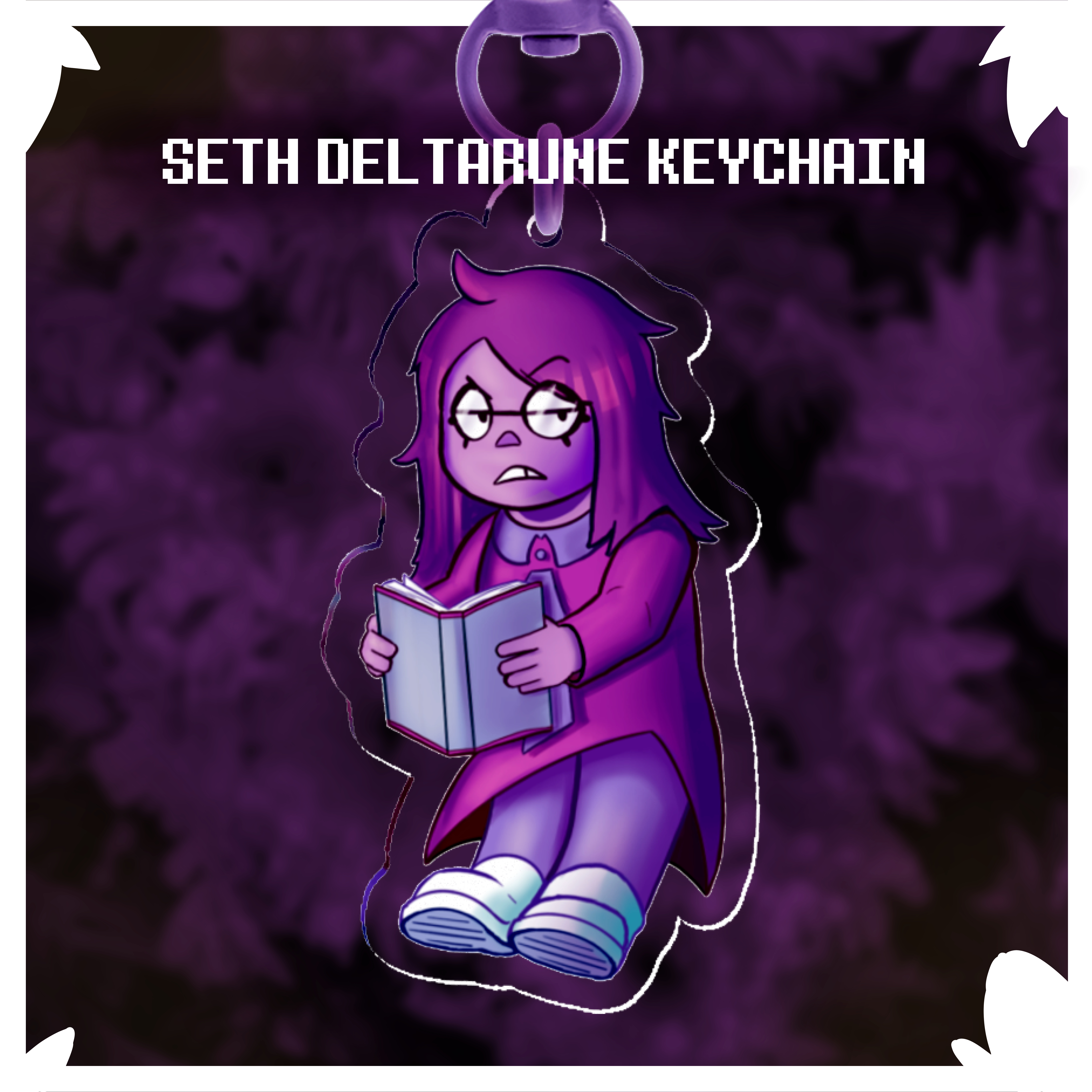 Seth deltarune keychain