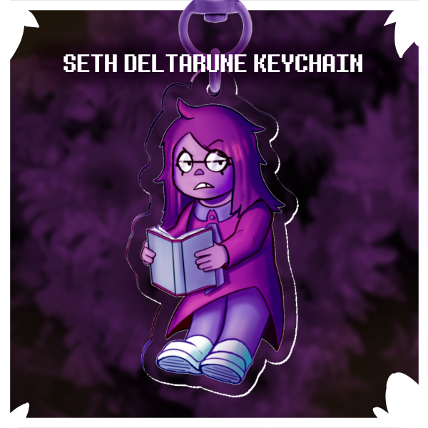 Seth deltarune keychain