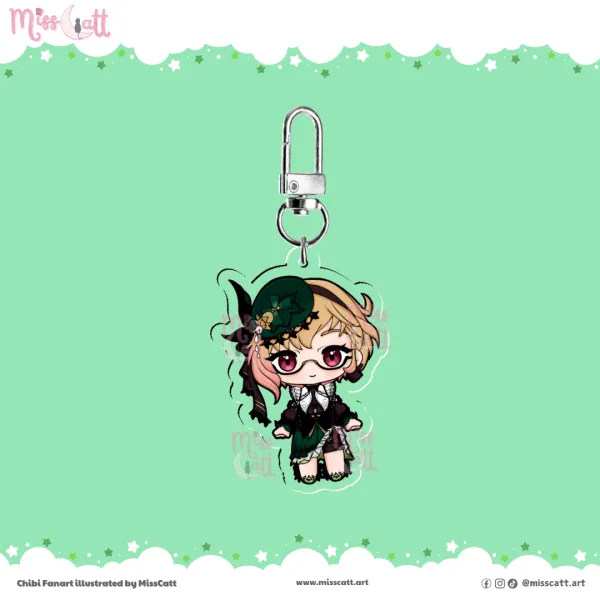 Genshin Impact | Emilie | Acrylic Keychain by MissCatt