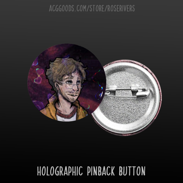 Grace (Bloody Mary Set) - 32mm Holographic Pinback Button