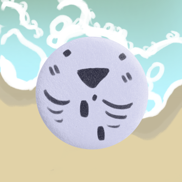 Manta Ray Plush Badge!