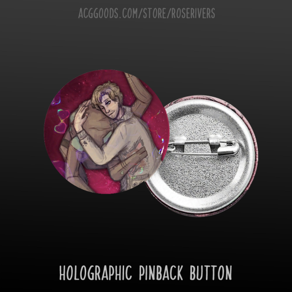 Grace Rocky - 32mm Holographic Pinback Button