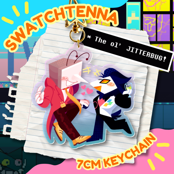 Swatchtenna Keychain