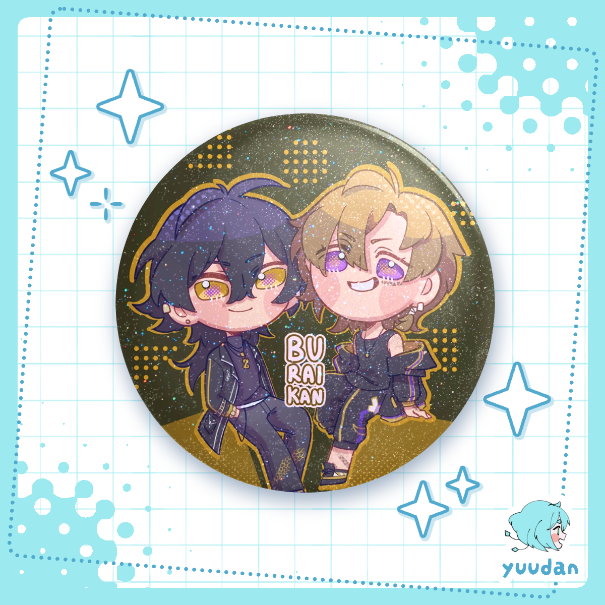 BURAIKAN 75mm Round Badge [Pararai/fanmerch]