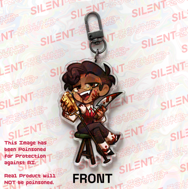 HUMAN ALASTOR Acrylic Keychain (NOT OFFICIAL)