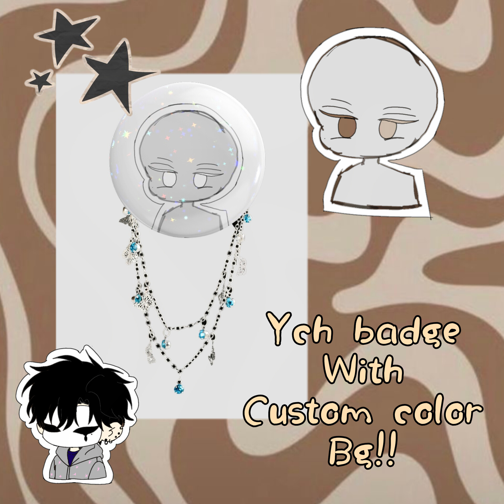 Ych badge with custom bg!