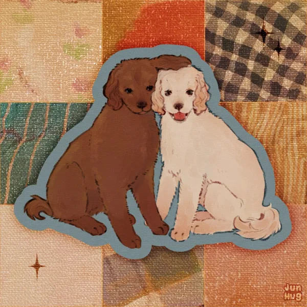 Sunny Dogs Sticker