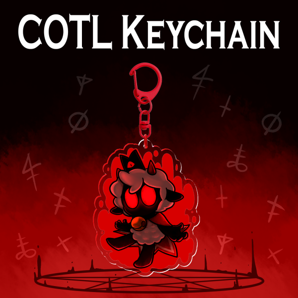 COTL Lamb Acrylic Keychain