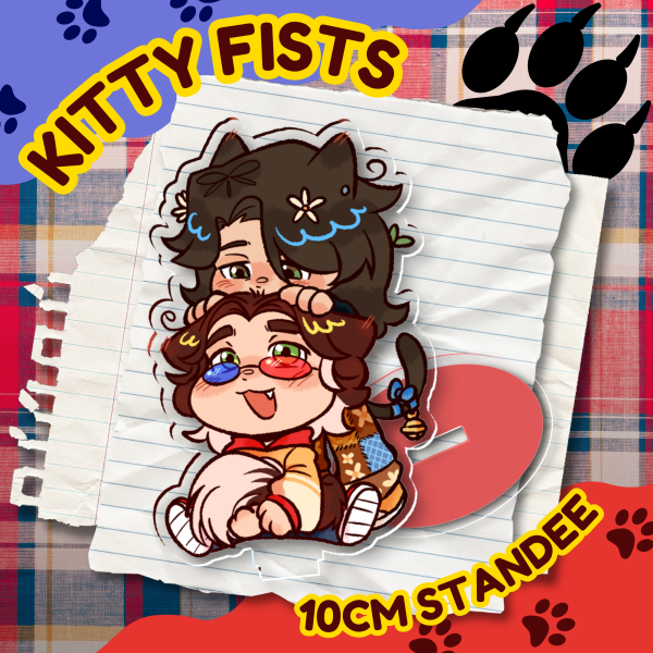 Kitty Fists Duo Standee