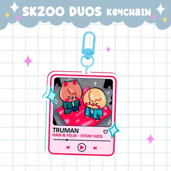 Duos Truman Keychain