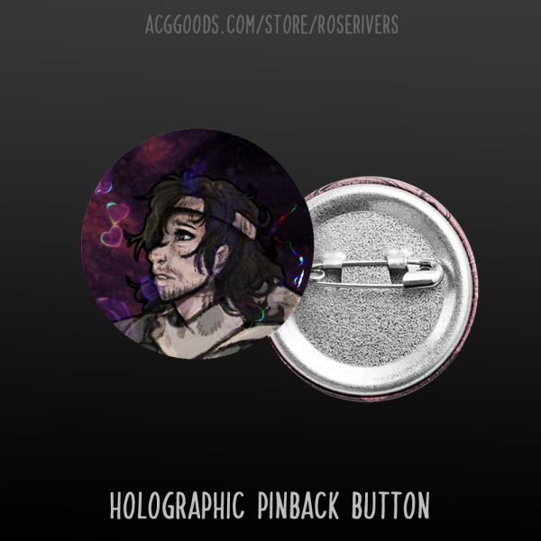 Simon (Bloody Mary Set) - 32mm Holographic Pinback Button