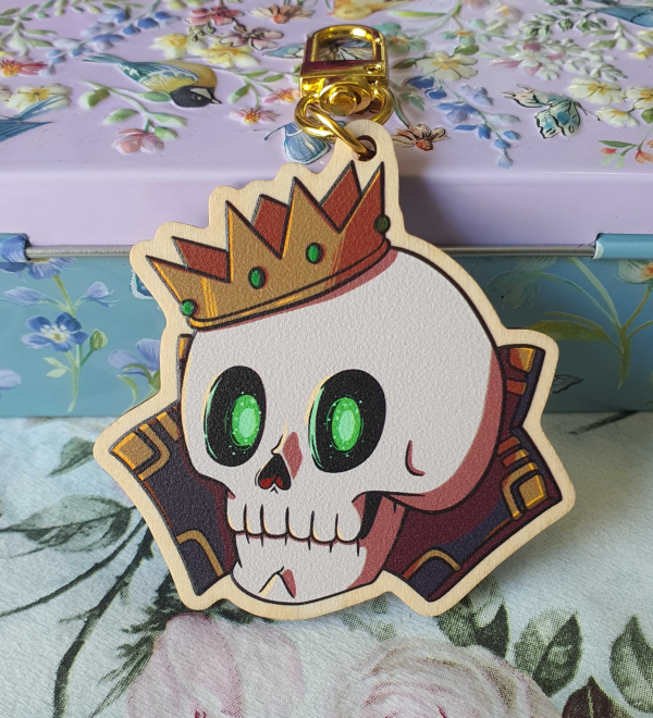 Emmrich Volkarin Lich Wood Keychain