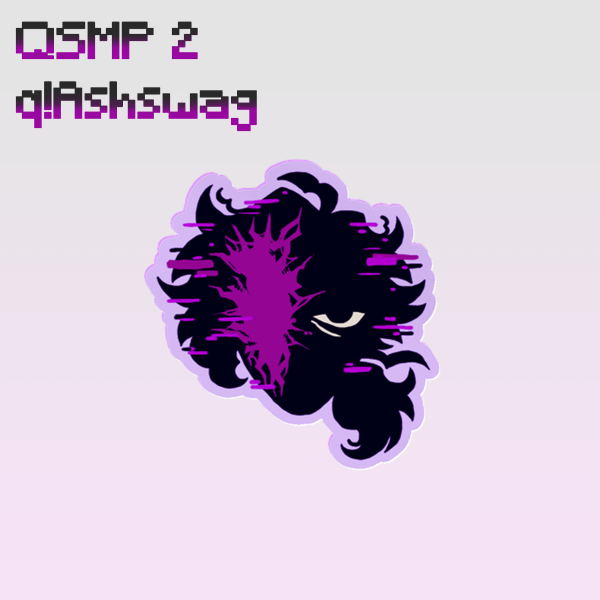 q!Ash Acrylic Pin