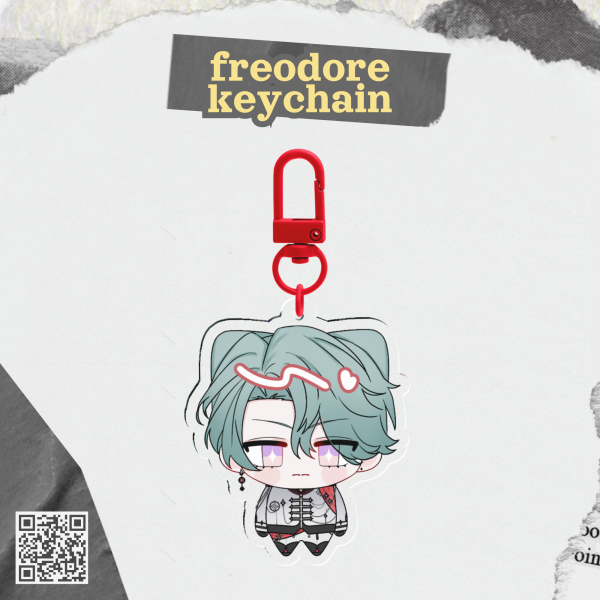 𑣲 chibi freodore keychain
