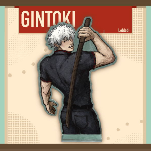 Sakata Gintoki Clear Acrylic Standees