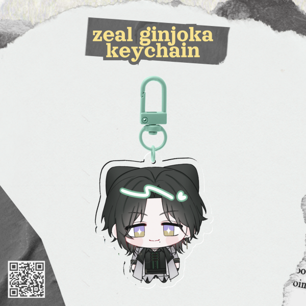 𑣲 chibi zeal ginjoka keychain