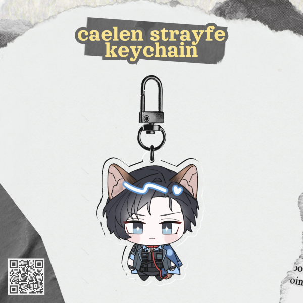 𐙚 chibi caelen strayfe keychain
