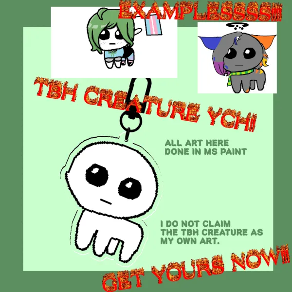 TBH CREATURE MS paint YCH