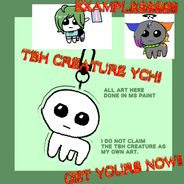 TBH CREATURE MS paint YCH