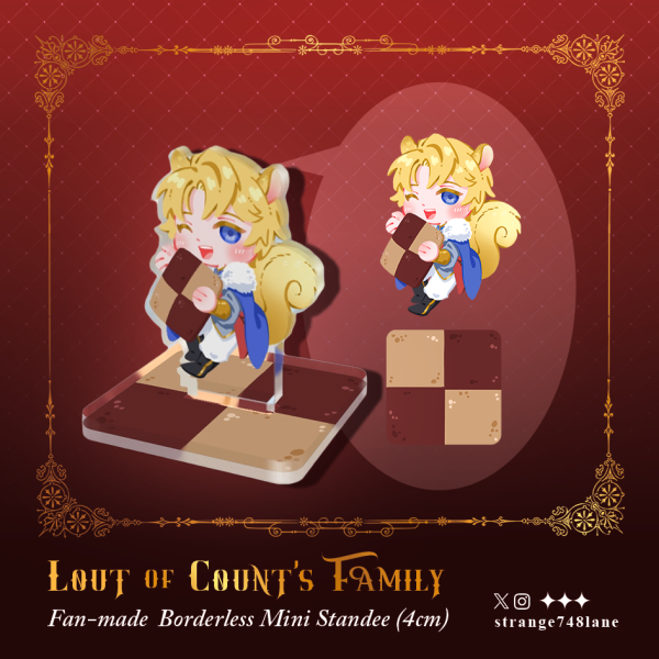 LCF Alver Crossman 4cm Borderless Mini Acrylic Standee