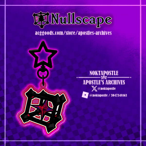 [NULLSCAPE] Subspace Glitter Keychain
