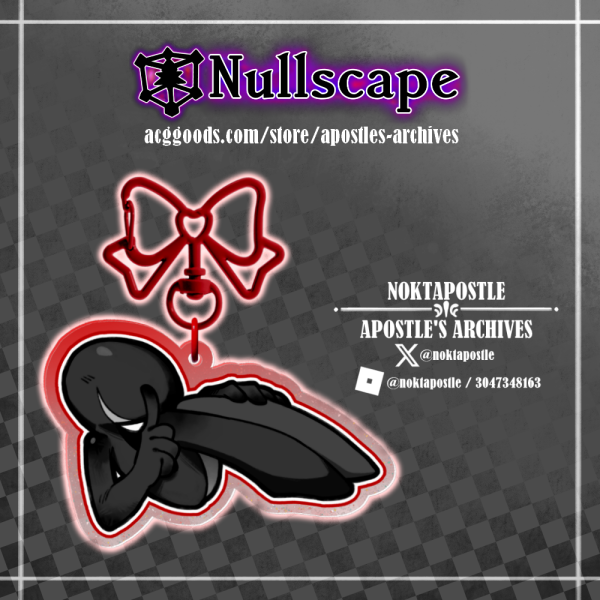 [NULLSCAPE] Telefragger Glitter Keychain
