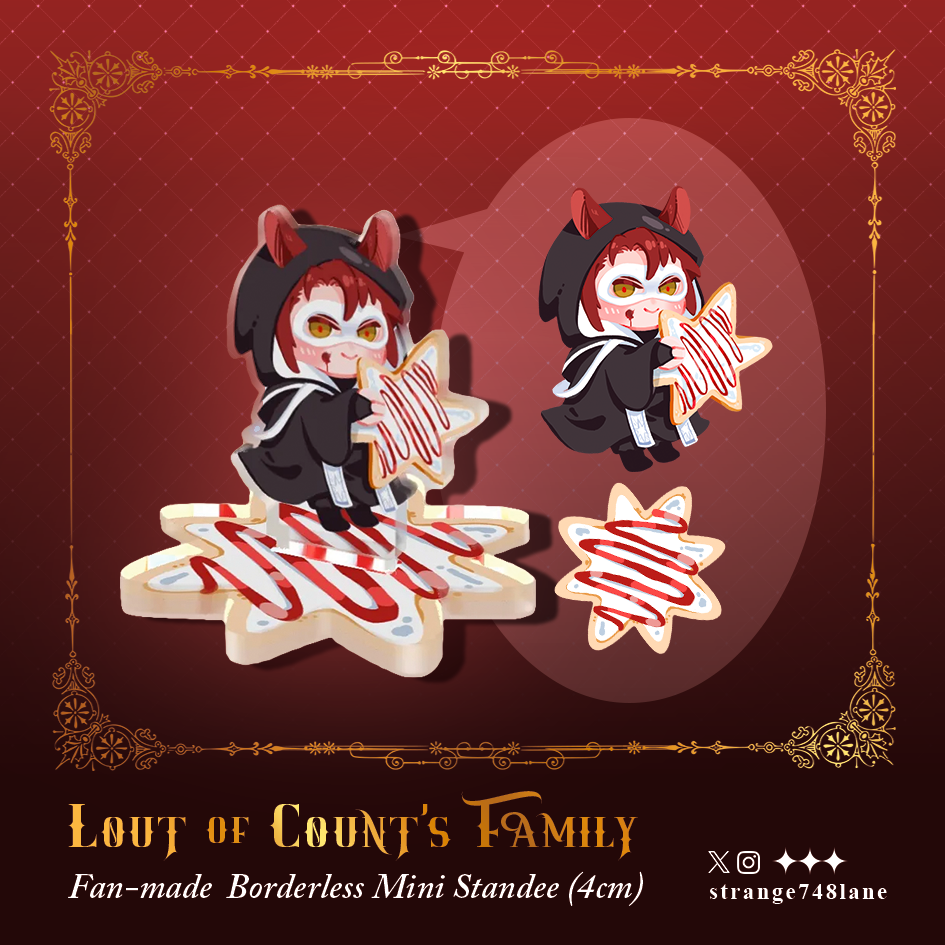 LCF White Star 4cm Borderless Mini Acrylic Standee