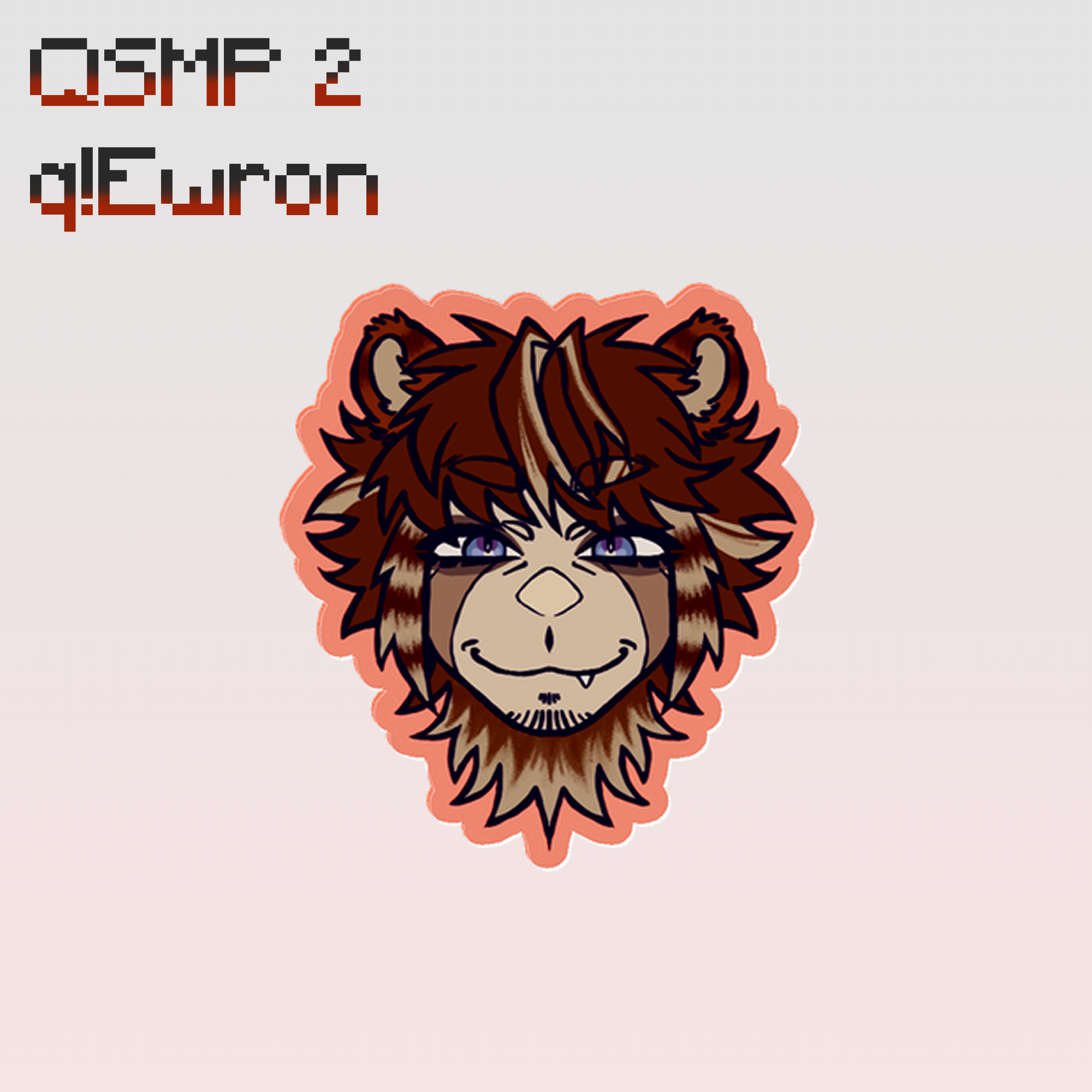 q!ewron Acrylic Pin