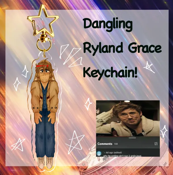 Dangling Ryland Grace Keychain