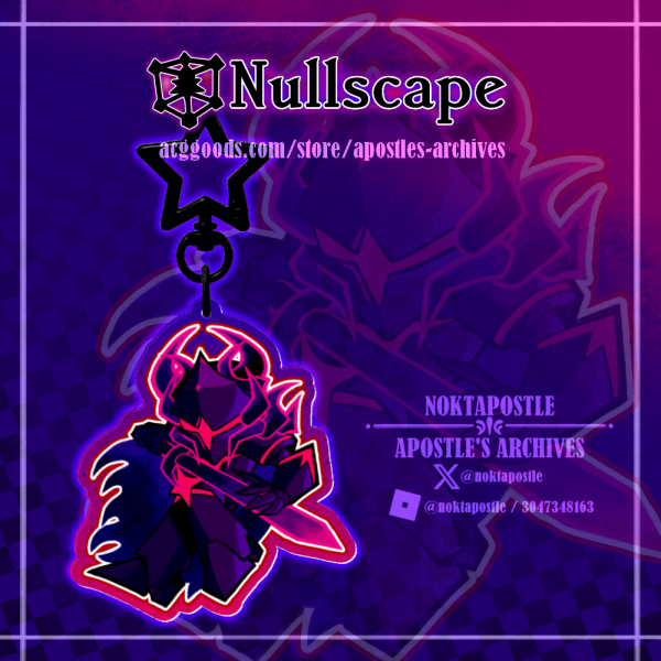 [NULLSCAPE] Voidbreaker Glitter Keychain