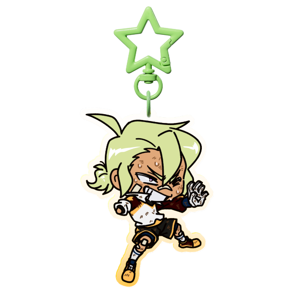 KIBO MOTARASU (OC) GOALKEEPER JERSEY ver1 keychain