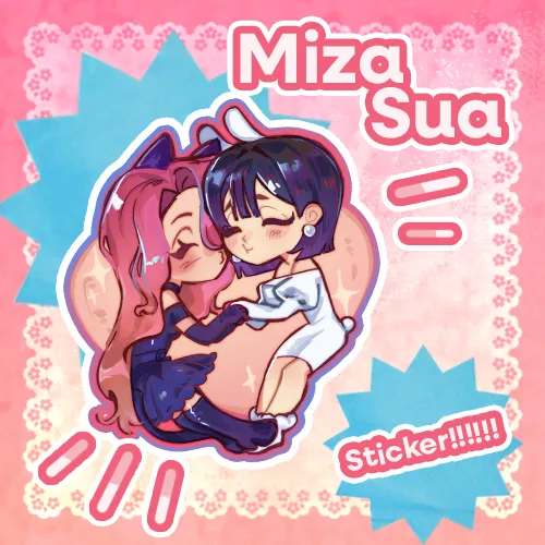 Mizi Sua Die Cut Sticker