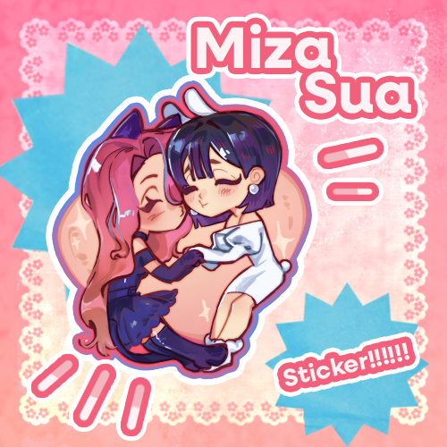 Mizi Sua Die Cut Sticker
