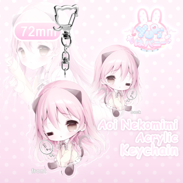 Aoi Mukou Nekomimi Acrylic Keychain-Totono