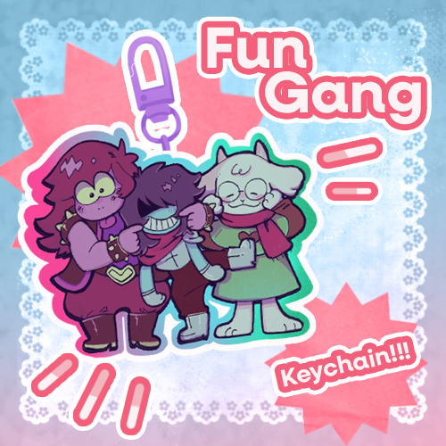 Deltarune Acrylic Keychain
