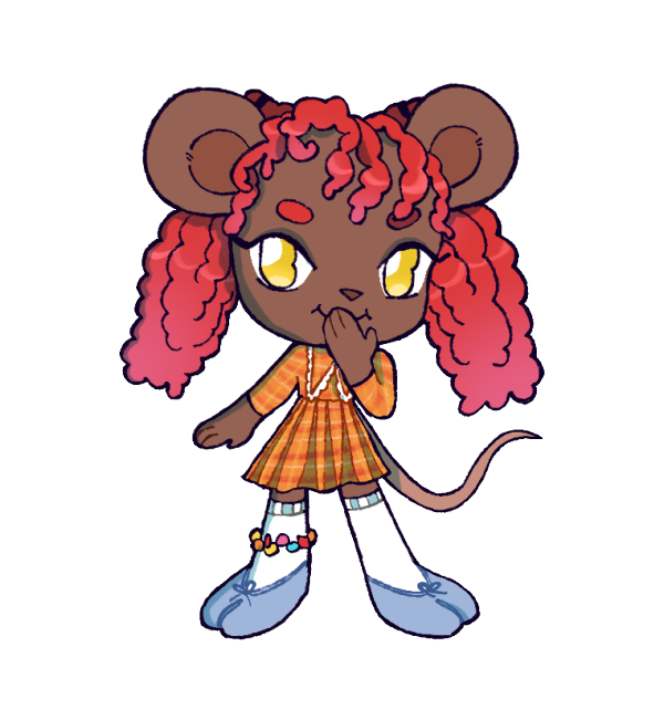 Fashion Rat | Cherry | Original Art | Rats