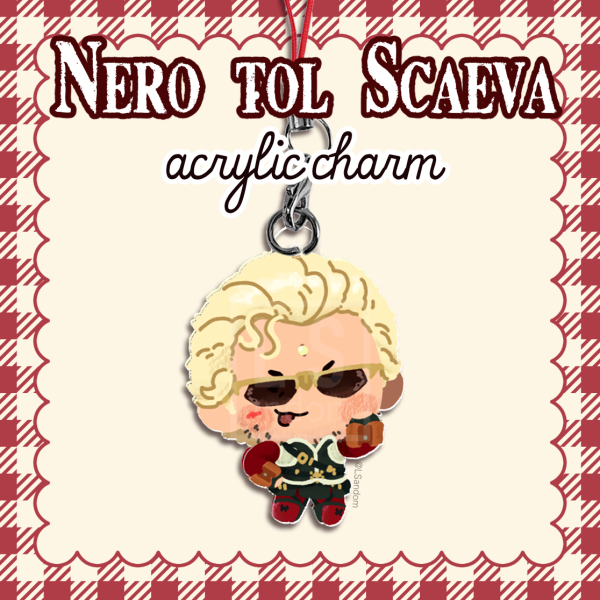 Nero Acrylic Charm
