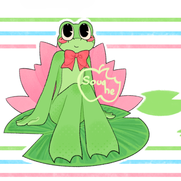 Ribbit Acrylic Keychain
