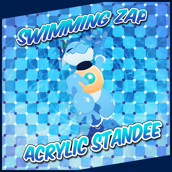 Optical Illusion Zap - Clear Acrylic Standees