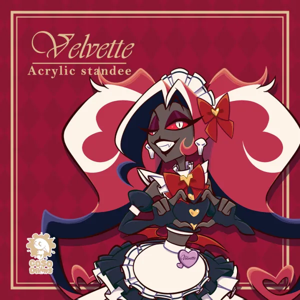 Hazbin Hotel Cafe | Velvette | Acrylic Standee